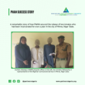 PWAN Success Story: A case of Mr. Mohammed B. and Mr. M. Aminu who were incarcerated for over a year